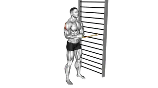 Resistance Band Standing Shoulder External Rotatio