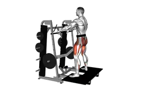 Lever Belt Sumo Squat exercise
