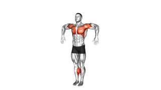 Calf Raise Internal External Arms Rotation