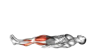 Lying Alternating Legs Extension exercise