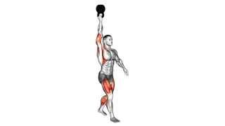 Kettlebell Bottoms Up Single Arm Overhead Carry