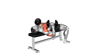 Dumbbell 45 degrees Press exercise