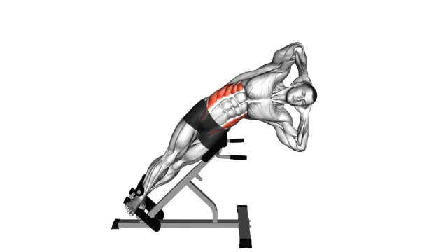 45 degree Side Bend exercise demonstration