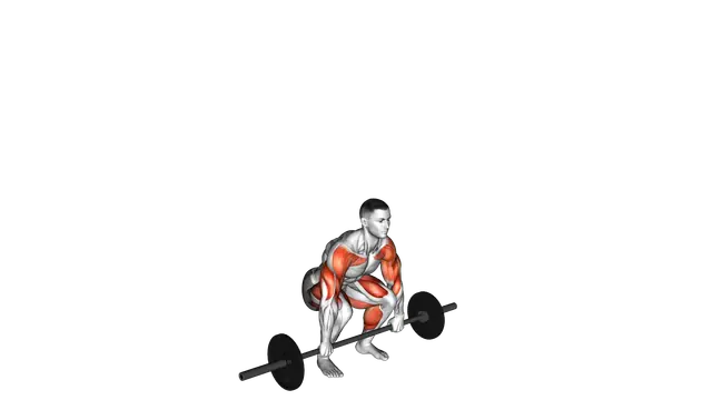Barbell Clean and Press exercise demonstration
