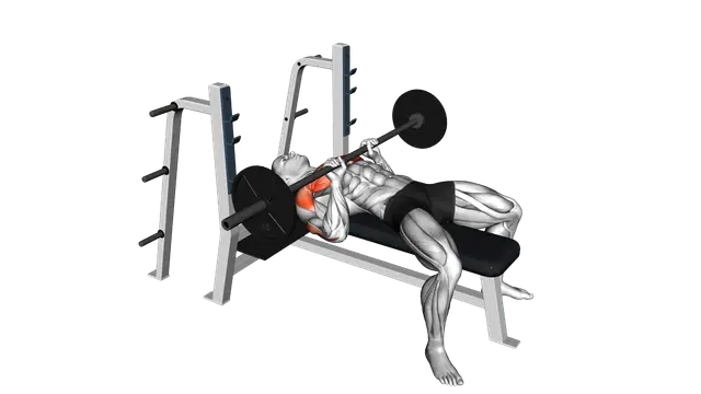Barbell Close Grip Bench Press exercise demonstration