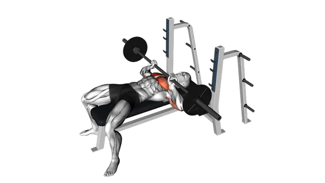 Barbell Guillotine Bench Press exercise demonstration