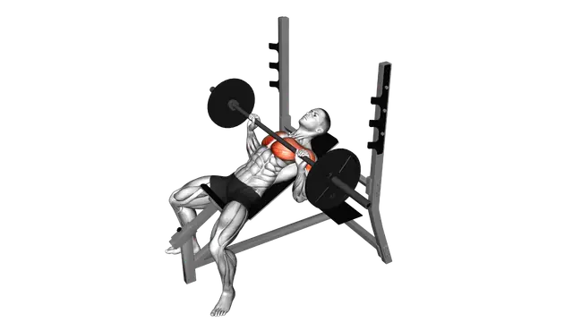 Barbell Incline Bench Press exercise demonstration