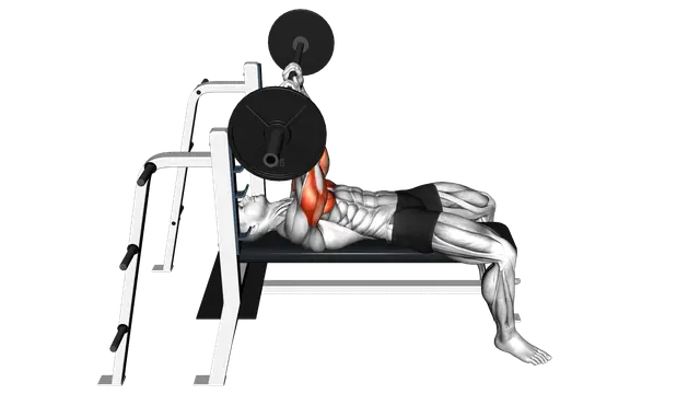 Barbell JM Bench Press exercise demonstration