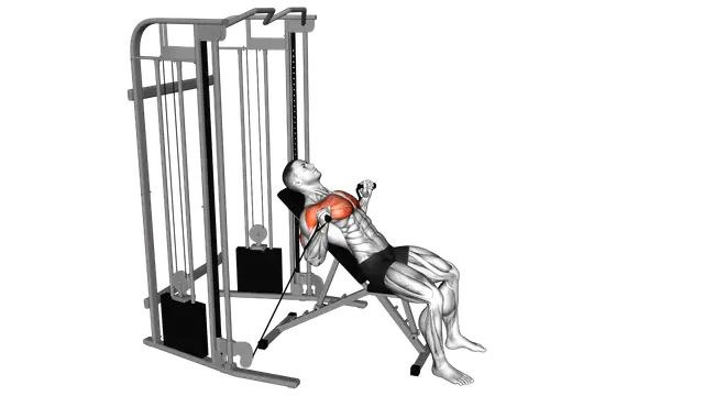 Cable Incline Bench Press exercise demonstration