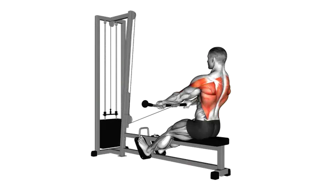 Cable Low Seated Row exercise demonstration