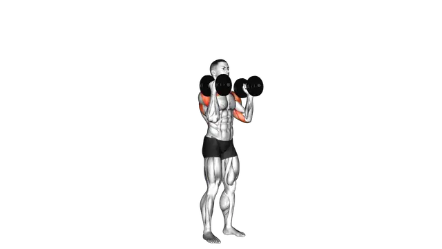 Dumbbell Alternate Side Press exercise demonstration
