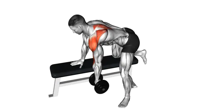 Dumbbell Rear Delt Row exercise demonstration