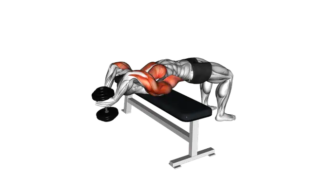 Dumbbell Straight Arm Pullover exercise demonstration