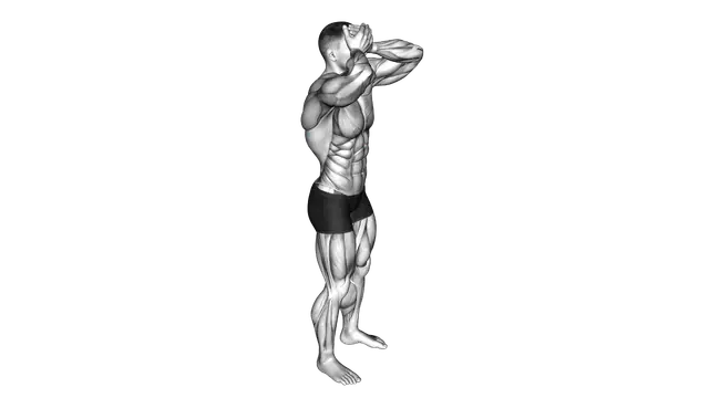 Front and Back Neck Stretch exercise demonstration