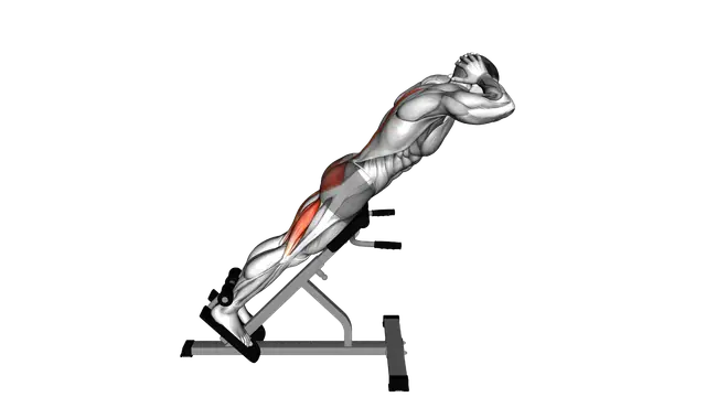 Hyperextension exercise demonstration