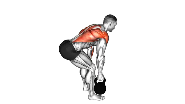 Kettlebell Alternating Row exercise demonstration