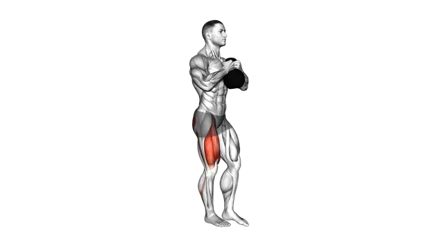 Kettlebell Pistol Squat exercise demonstration