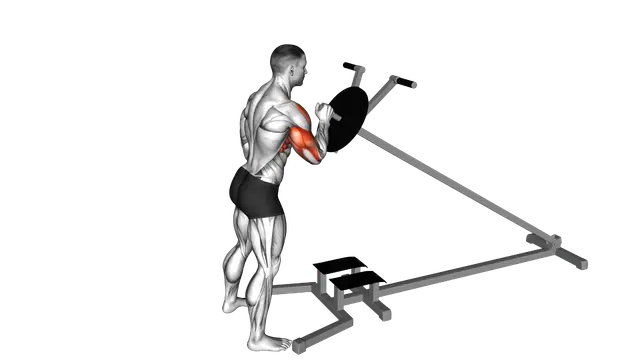 Lever One Arm Shoulder Press (plate loaded) exercise demonstration