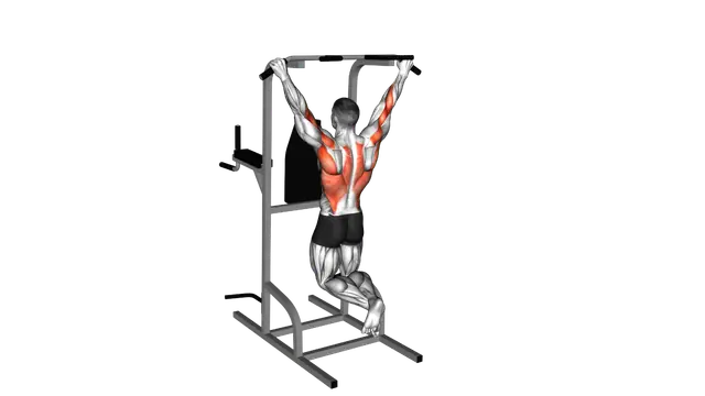 Pull up (wide grip) exercise demonstration