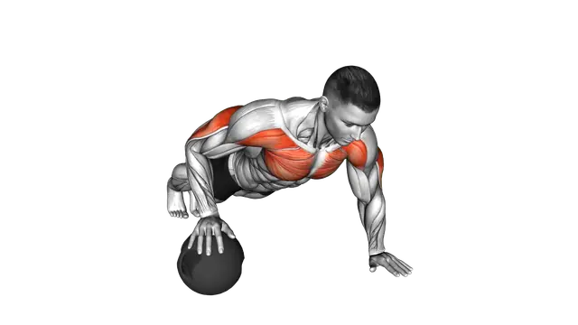 Push Up Medicine Ball exercise demonstration