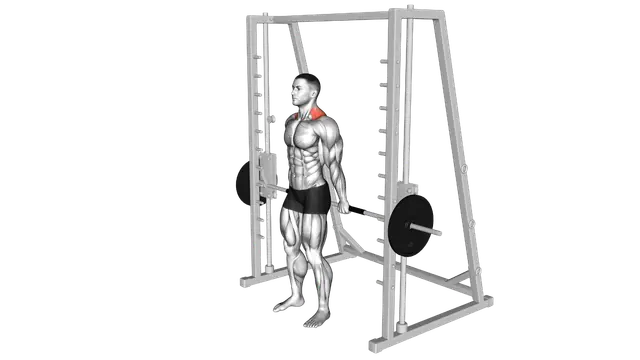Smith Back Shrug exercise demonstration