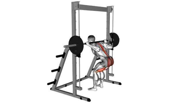 Smith Bent Knee Good morning exercise demonstration