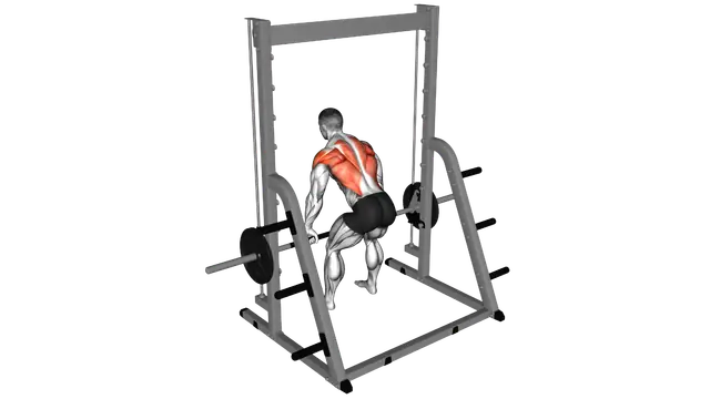Smith Bent Over Row exercise demonstration
