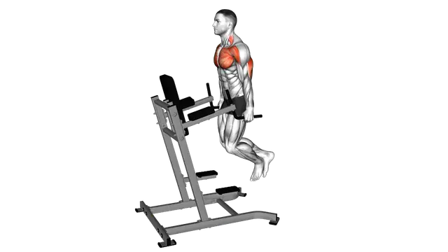 Triceps Dip exercise demonstration