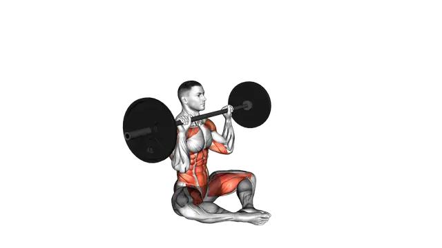 Barbell Butterfly Z Press exercise demonstration