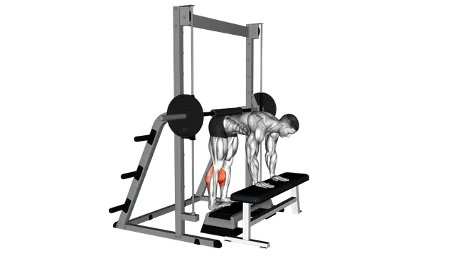 Smith Donkey Calf Raise exercise demonstration