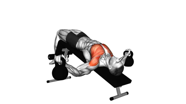 Kettlebell Decline Fly exercise demonstration