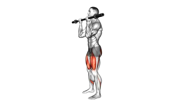 Barbell Core Squat exercise demonstration