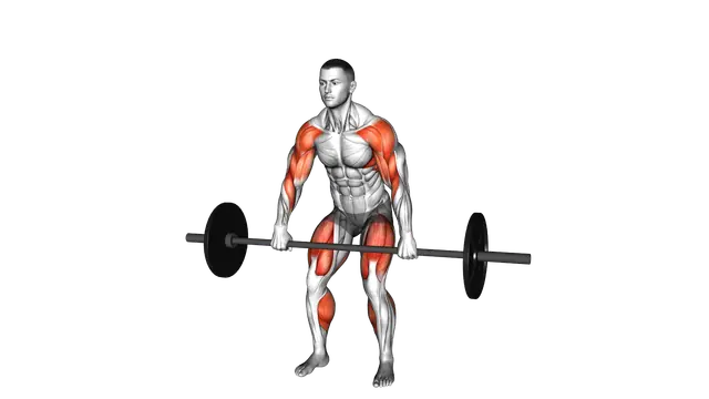 Barbell Hang Clean High Pull exercise demonstration