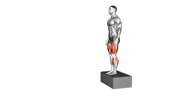 Box Jump Drop 2 Foot Land Diagonal Jump exercise demonstration