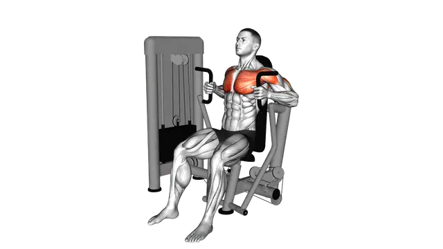 Lever Parallel Chest Press exercise demonstration