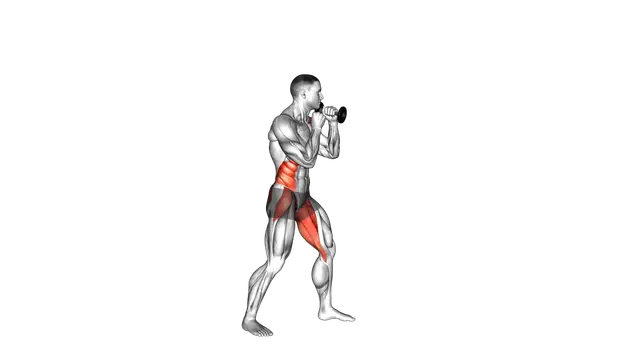 Boxing Low Hook (with Dumbbell) exercise demonstration