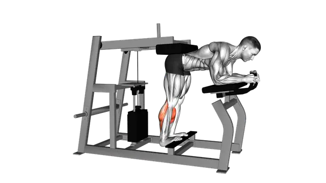 Lever Donkey Calf Raise exercise demonstration