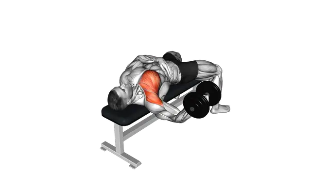 Dumbbell One Arm Bench Fly exercise demonstration