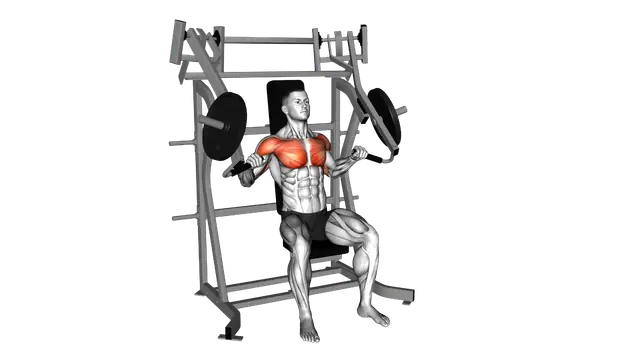 Lever Incline Chest Press exercise demonstration