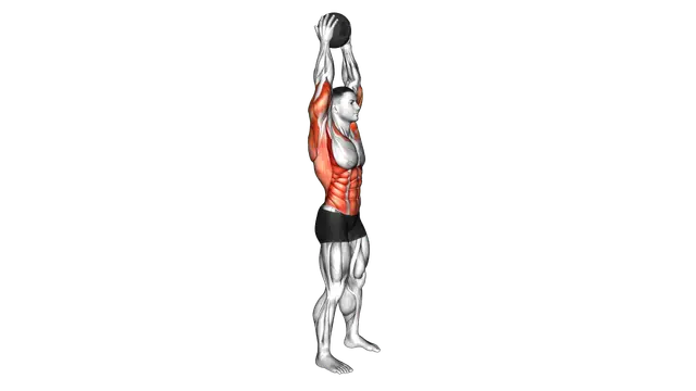 Medicine Ball Overhead Slam exercise demonstration