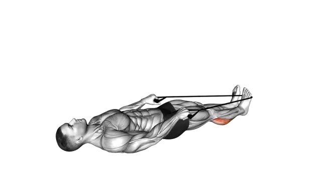 Calf Stretch with Rope exercise demonstration