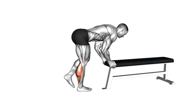 One Leg Donkey Calf Raise exercise demonstration