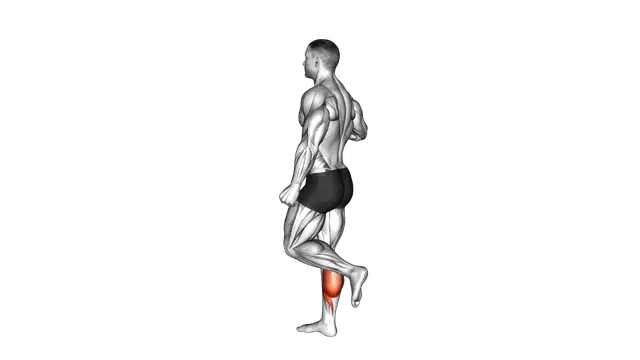 One Leg Floor Calf Raise exercise demonstration