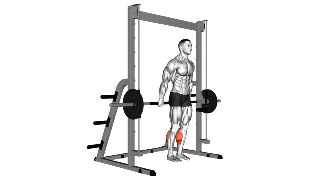 Smith Reverse Calf Raises exercise demonstration