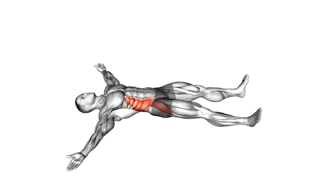 Iron Cross Stretch exercise demonstration