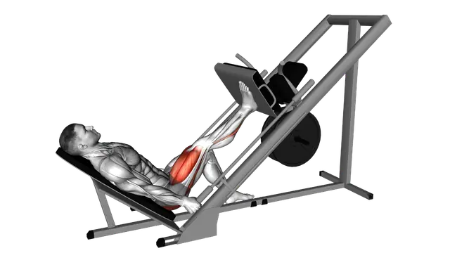 Sled 45 degrees One Leg Press exercise demonstration