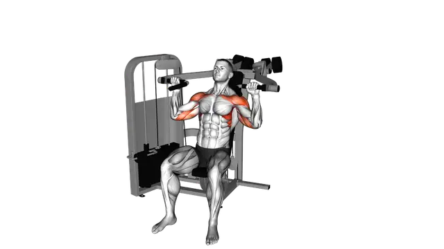 Lever Seated Shoulder Press exercise demonstration