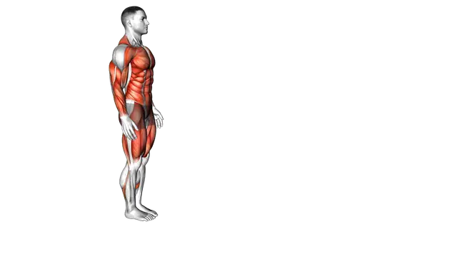 Inchworm exercise demonstration