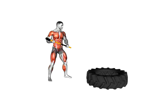 Sledgehammer Slam exercise demonstration