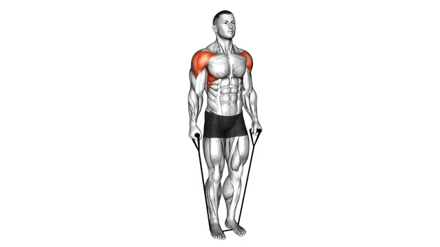 Band Lateral Raise exercise demonstration